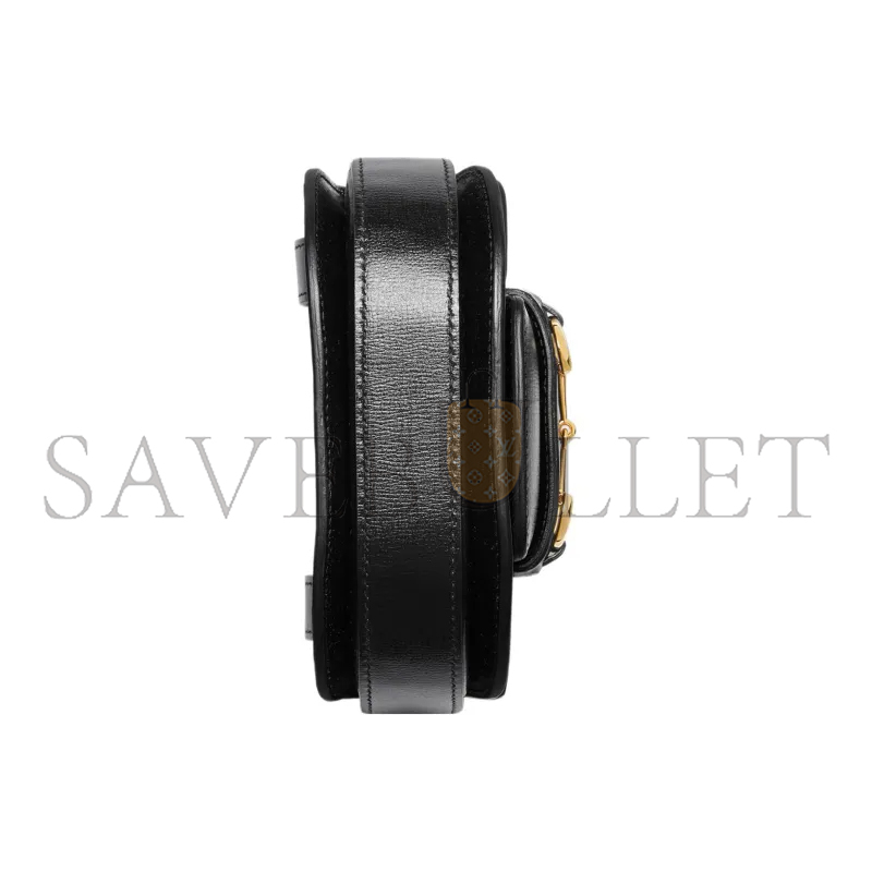 GUCCI HORSEBIT 1955 HALF CIRCLE WAIST BAG 760198 (16*13*6.5cm)